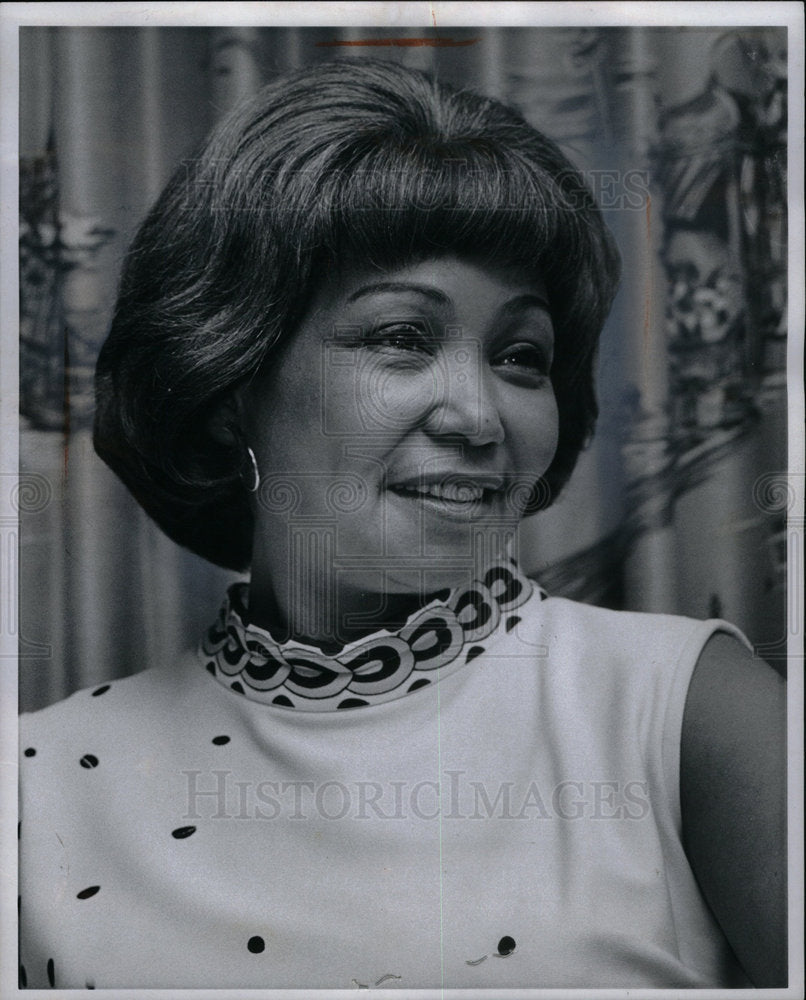 1969 Press Photo Mrs Louise Tappes, board member NAACP - Historic Images