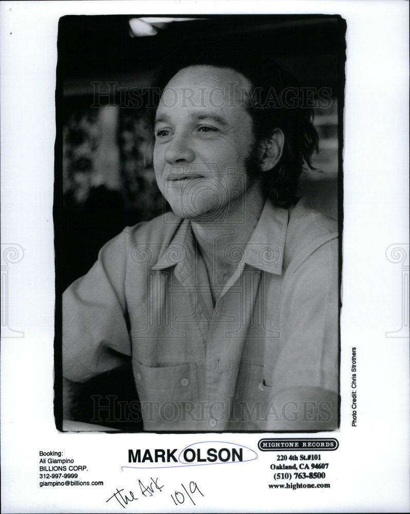 Press Photo Mark Olson American musician- Historic Images