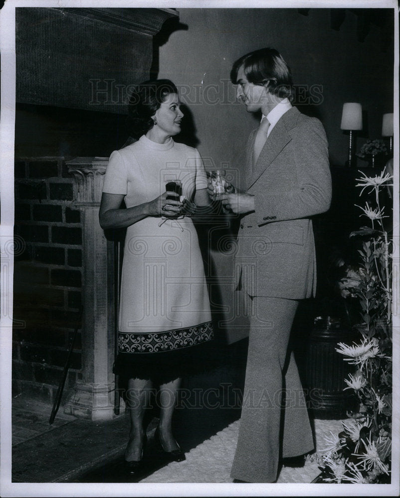 1971 Press Photo Richard Strickland home Walter Hills - Historic Images