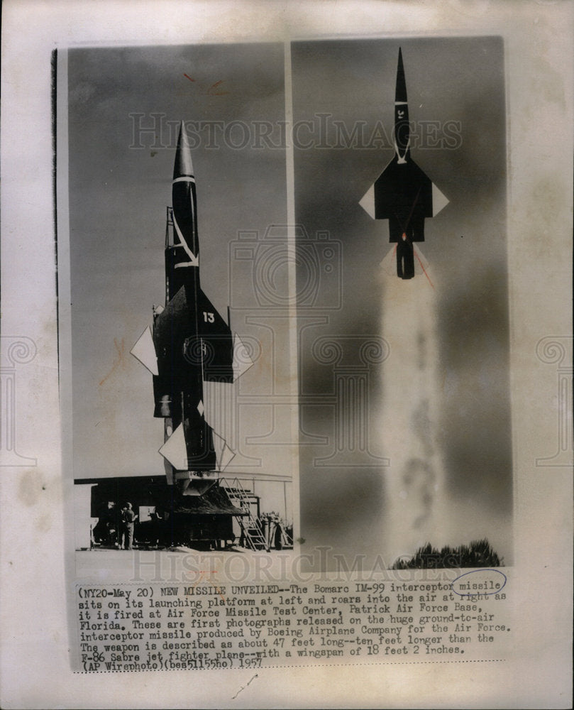 1957 New missile unveiled interceptor - DFPD66057 - Historic Images