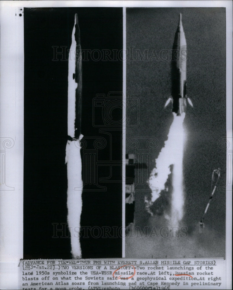 1967 Press Photo Russian missile - DFPD67209- Historic Images