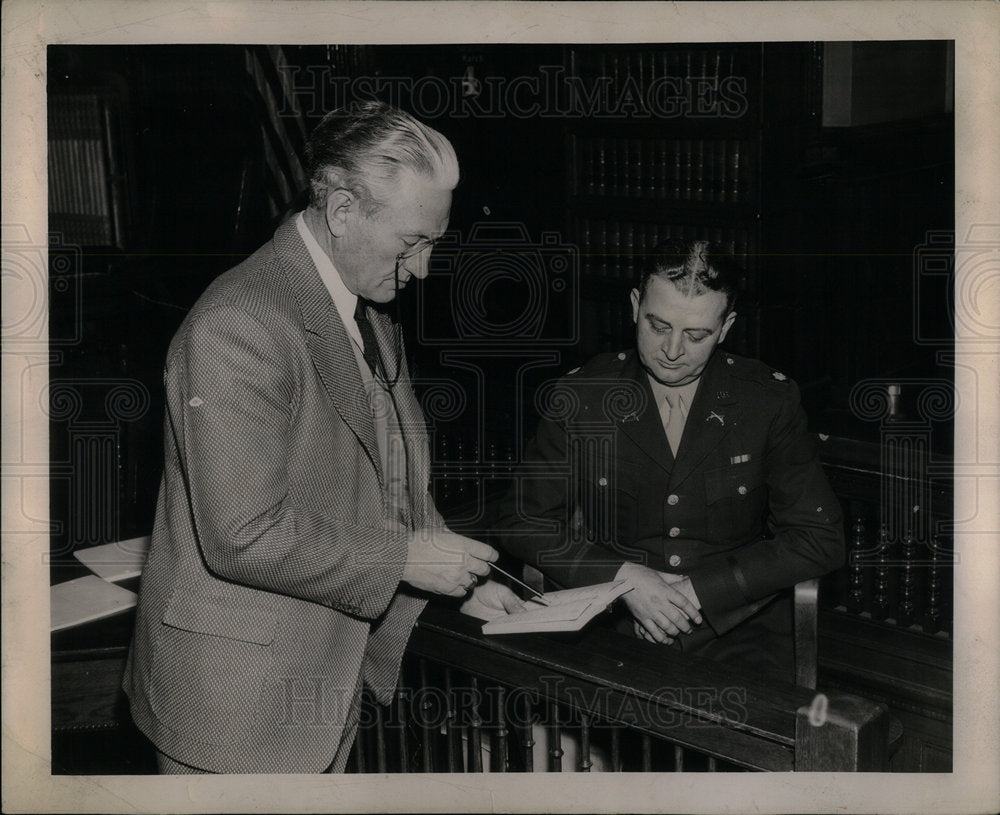 1945 Press Photo Kim Sigler Governor Michigan - Historic Images