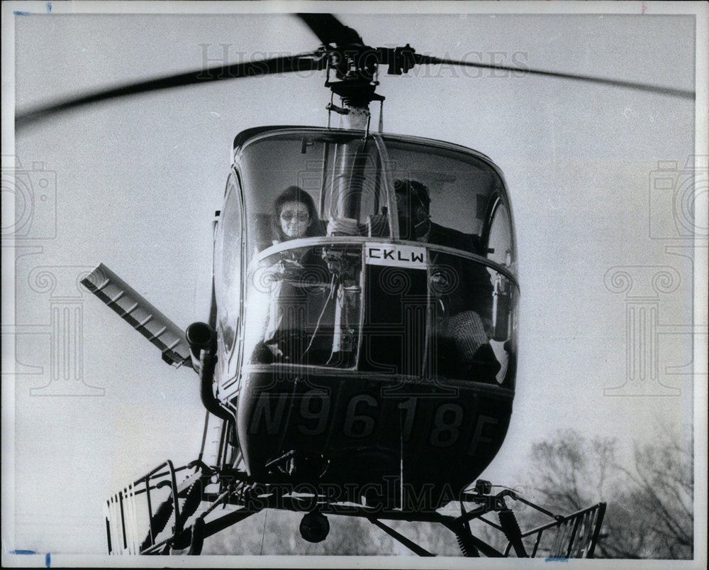 1974 Jo Jo Shutty Traffic reporting copter-Historic Images