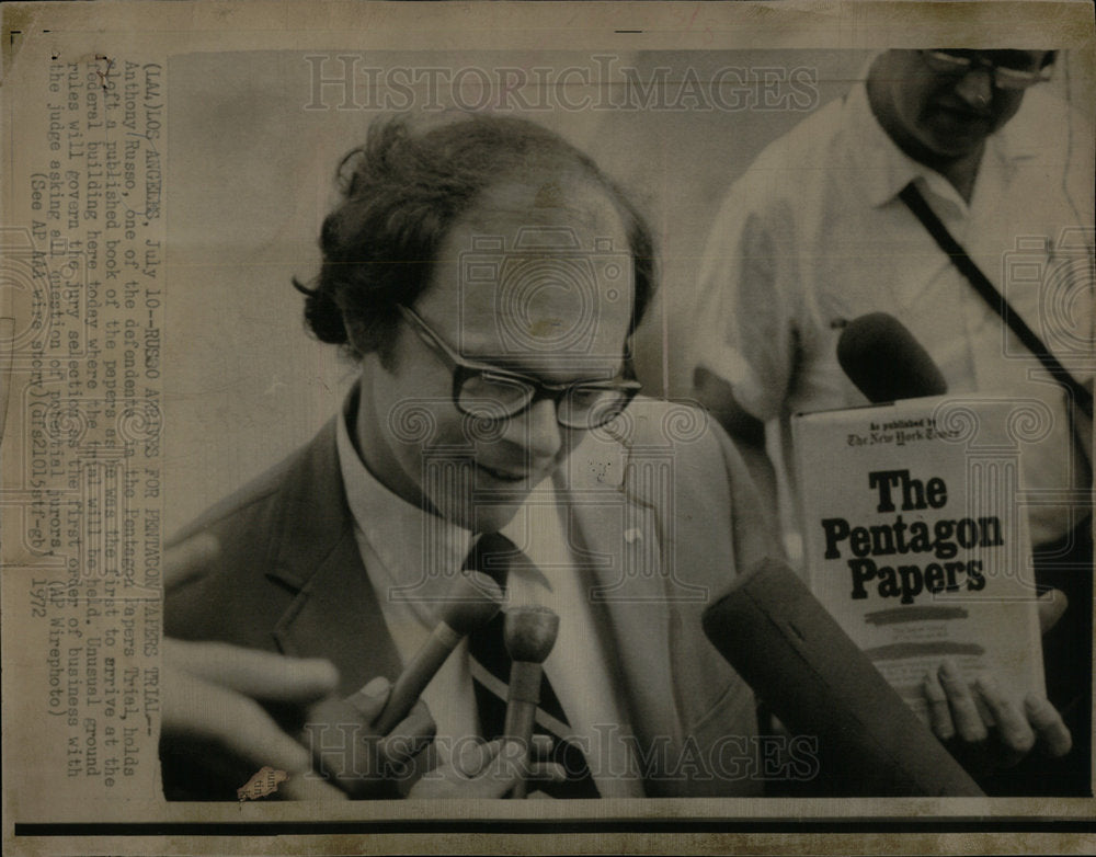 1972 Anthony Russo Pentagon Papers Trial-Historic Images