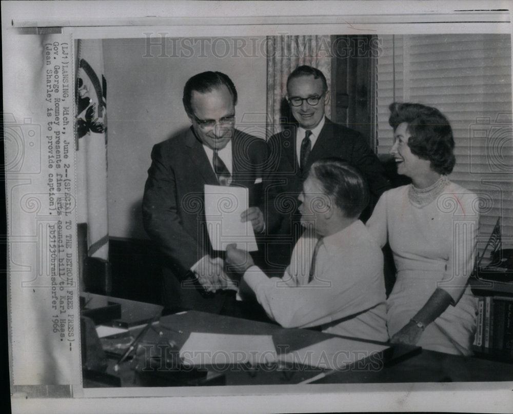 1956 Ray Scott George Romney Governor-Historic Images