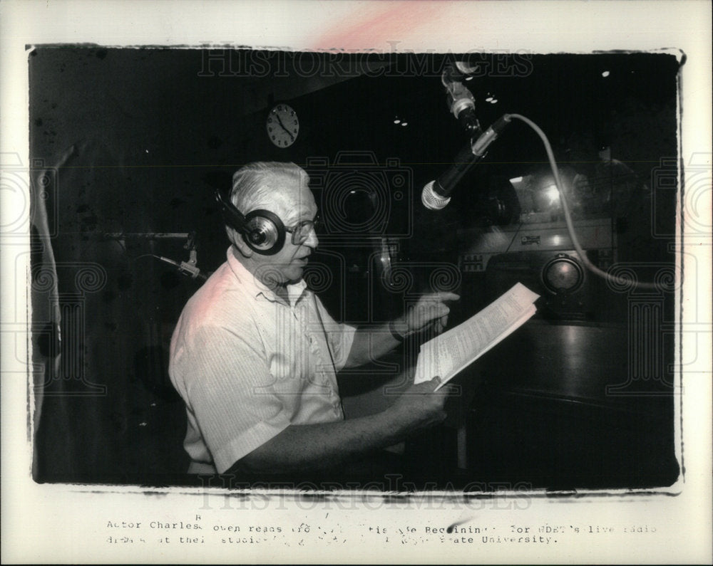 1987 Press Photo Charlie Bowen Actor - DFPD71193- Historic Images