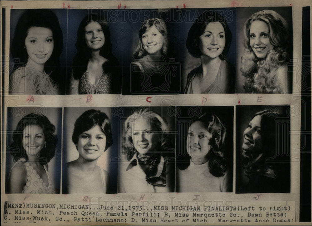 finalists Miss Michigan-Historic Images