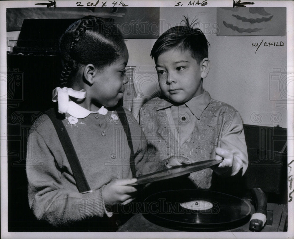 1954 Music day song hearts-Historic Images