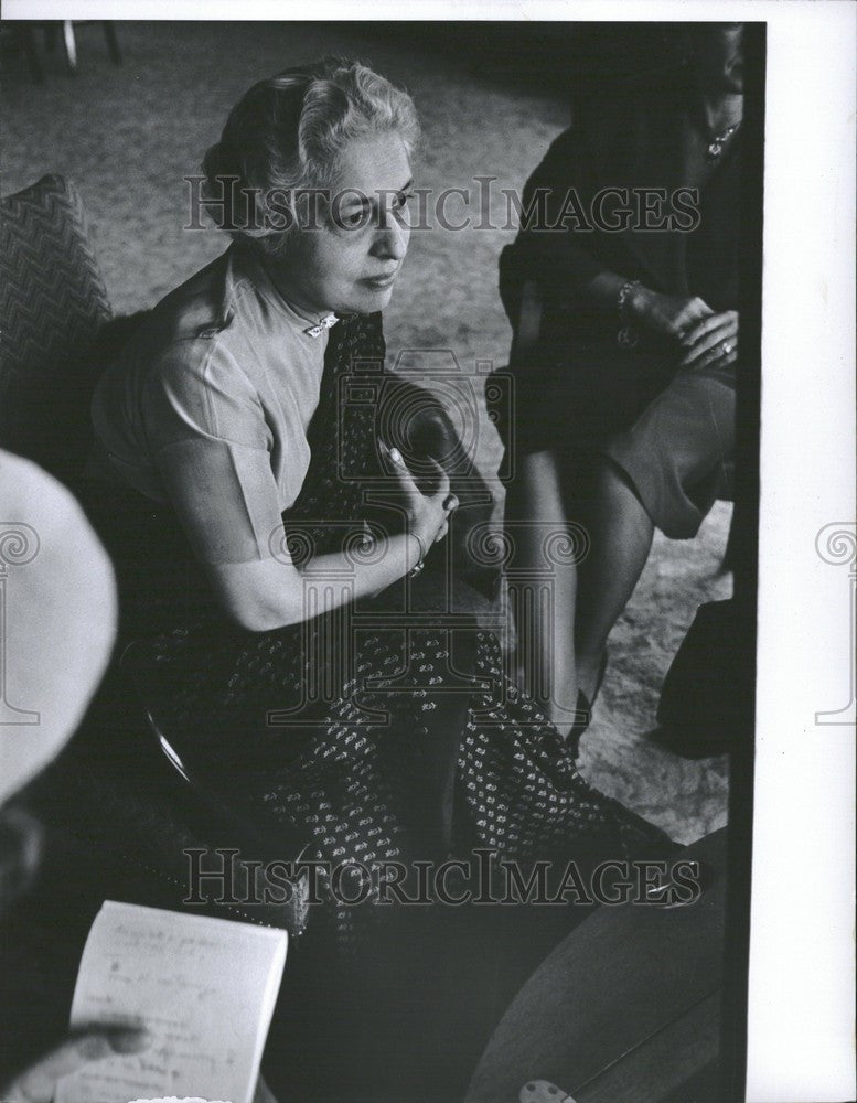 1956 Press Photo Mama Pandit - Historic Images