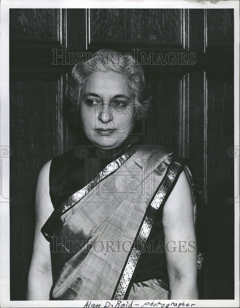 1951 Press Photo Mrs. Pandit - Historic Images