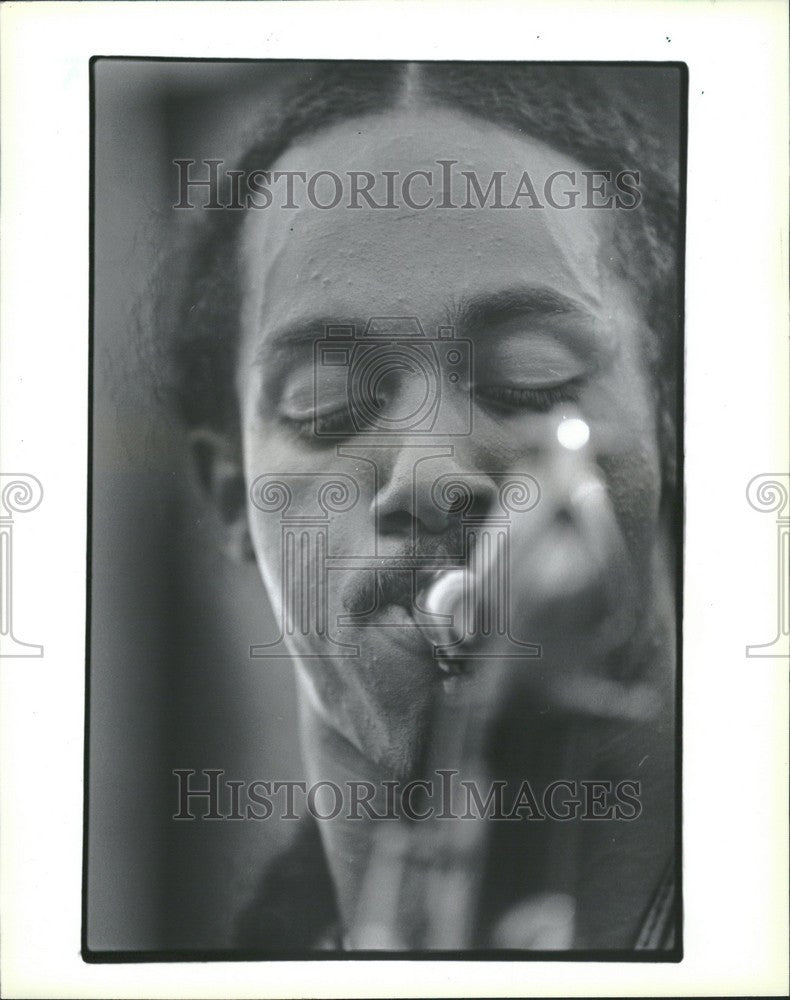 1985 Press Photo North Western High School's Jazz Band - Historic Images