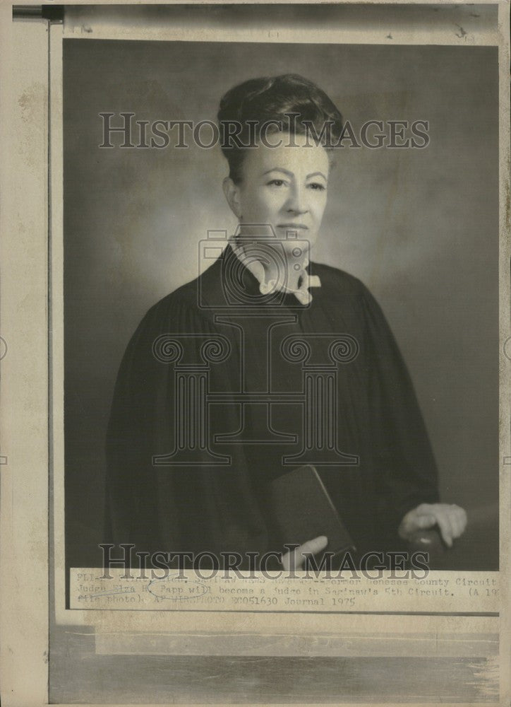 Press Photo elza papp judge - Historic Images