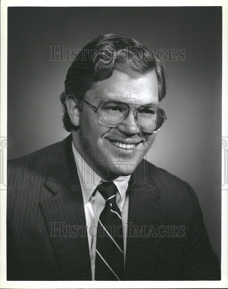 1990 Press Photo Donald R. Parfet The Upjohn Company - Historic Images
