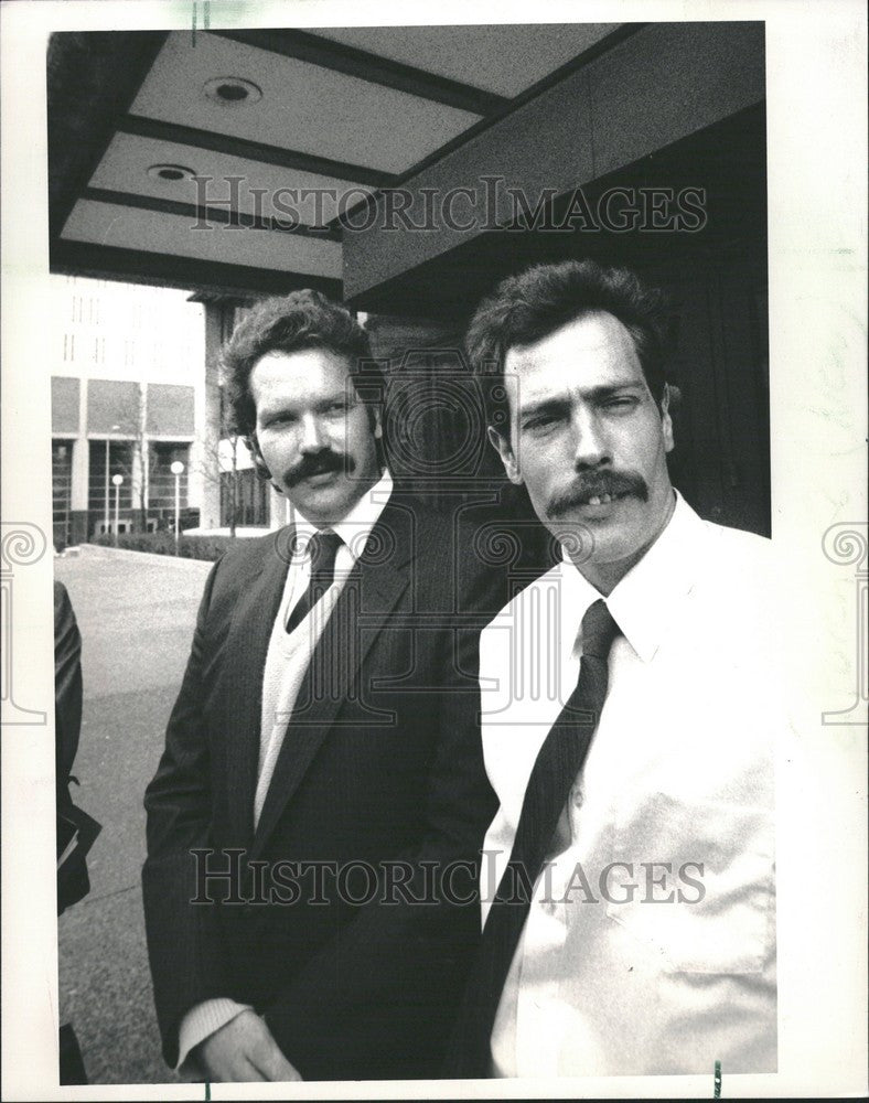 1988 Press Photo Perry Kent and Angelo Parisi - Historic Images