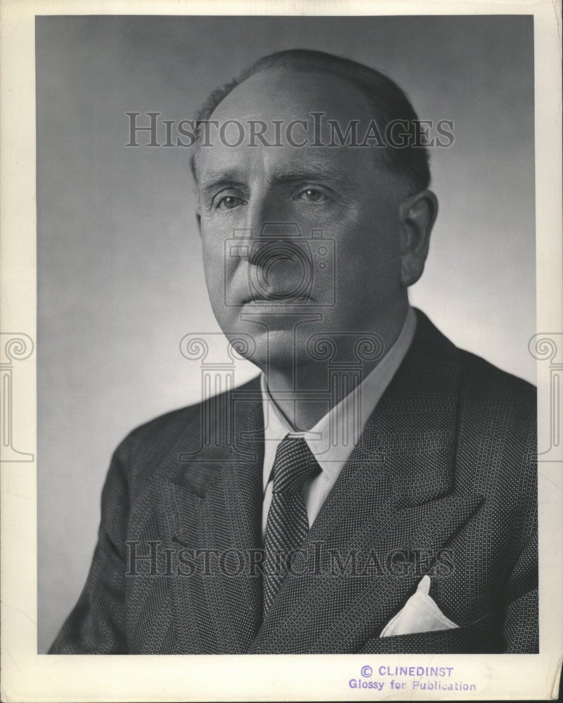 1952 Press Photo Paul Paray Conductor Detroit Symphony - Historic Images