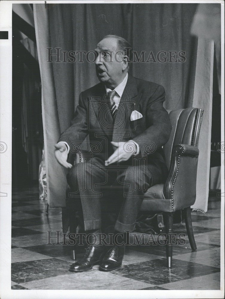 1958 Press Photo Paul Paray French Conductor Composer - Historic Images