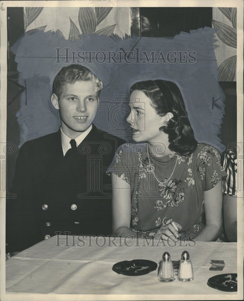 1945 Press Photo Miss. Christine Newberry - Historic Images