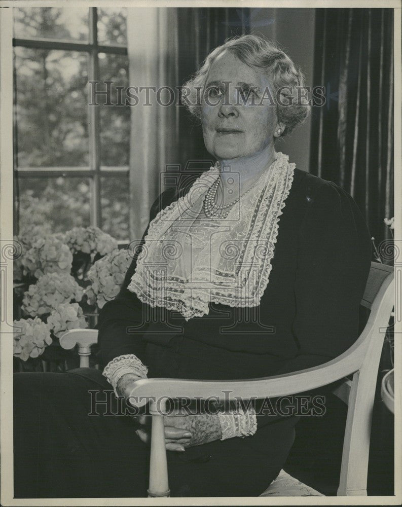 1937 Press Photo John S. Newberry Mrs. - Historic Images