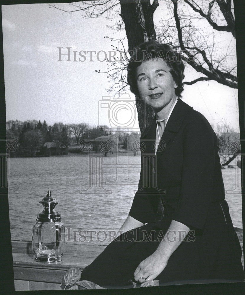 1960 Press Photo MRS WILLIAM NEWBERG - Historic Images