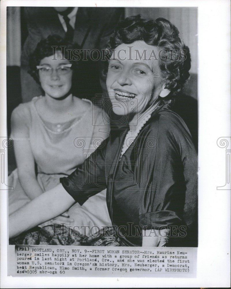 1960 Press Photo Maurine Neuberger Oregon US senator - Historic Images