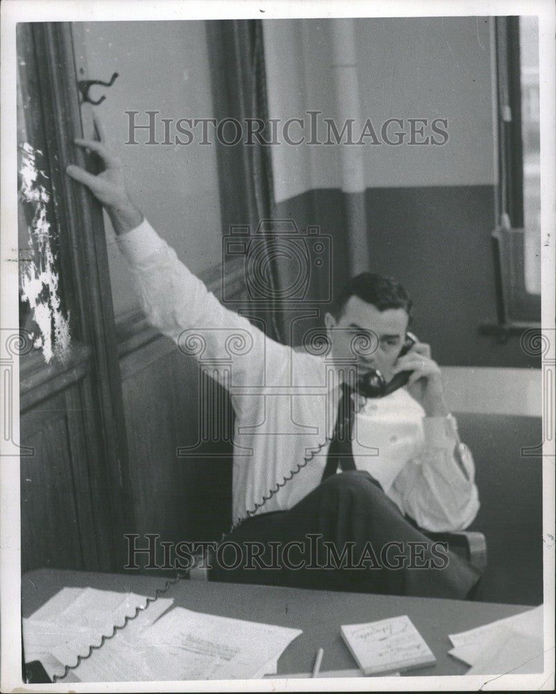 1961 Press Photo AL NEUHARTH  American businessman - Historic Images