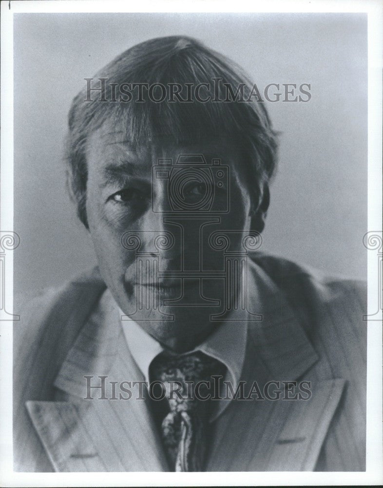 1985 Press Photo John Neville Actor English Theatre - Historic Images