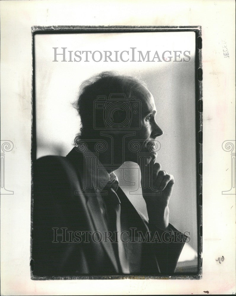 1989 Press Photo Jim Neubacher Free Press Writer - Historic Images