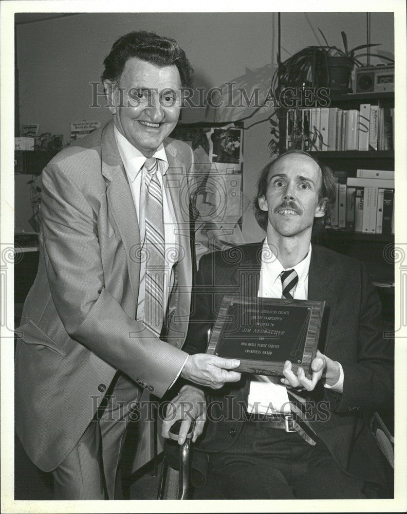 1986 Press Photo GERALD HARRIS FIM NEUBACHER - Historic Images