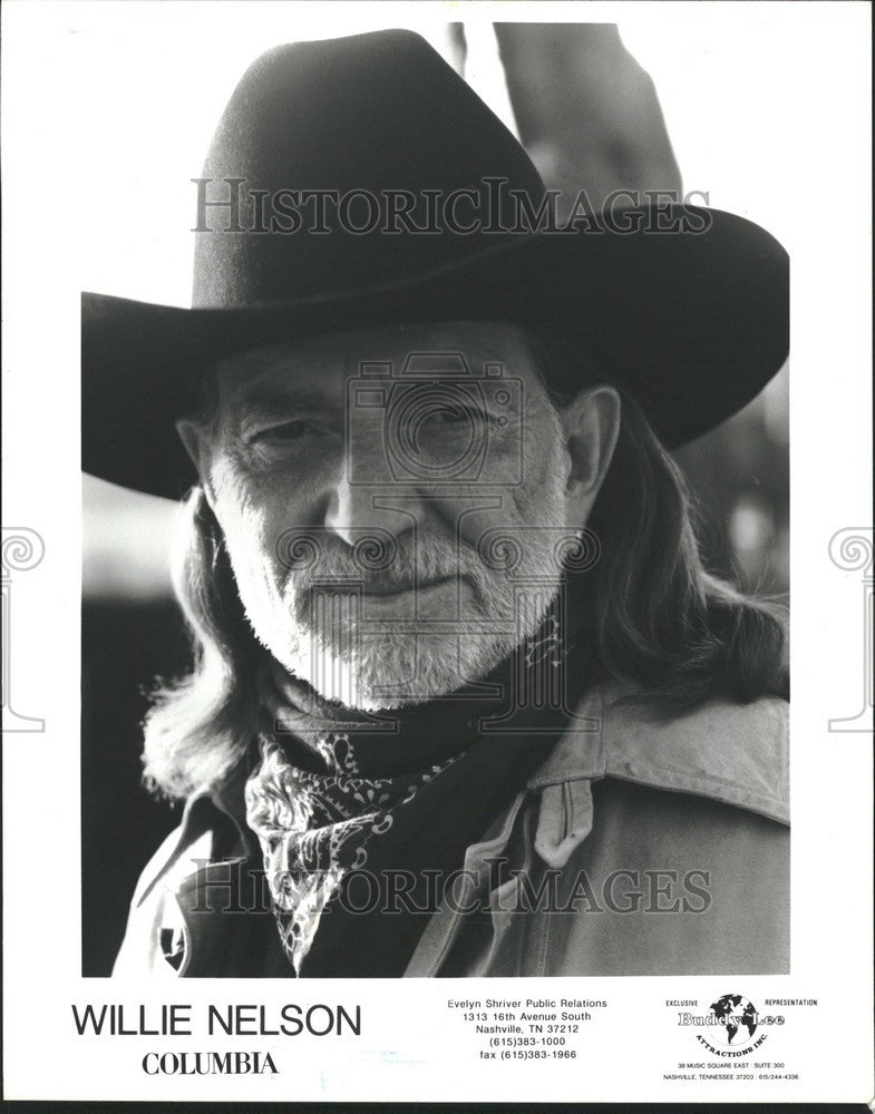 1994 Press Photo Willie Hugh Nelson  Singer Songwriter - Historic Images