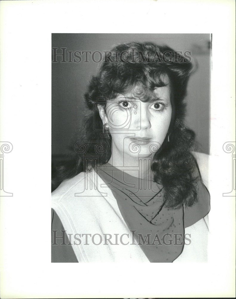 1985 Press Photo Lori Nerad Schoolcraft president Women - Historic Images