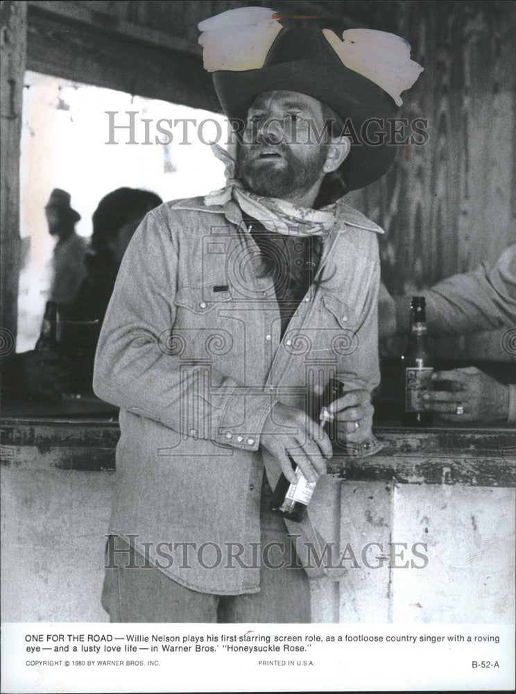 1990 Press Photo Willie Nelson county music singer - Historic Images