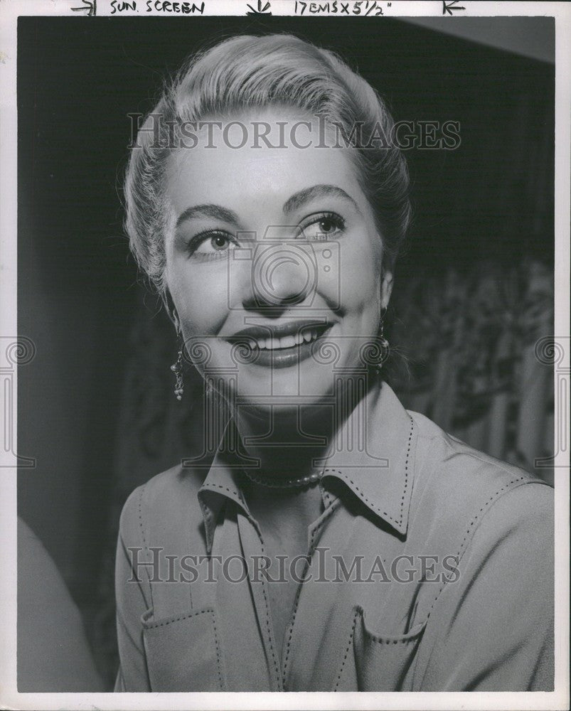 1953 Press Photo Lori Nelson - Historic Images