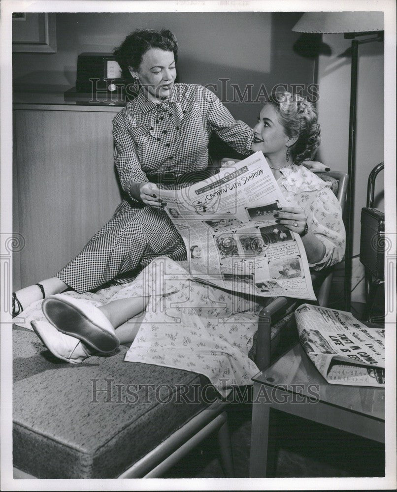 1953 Press Photo Lori Nelson Actress Gail Gifford - Historic Images