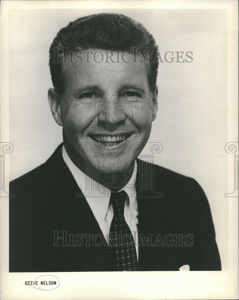 1957 Press Photo Ozzie Nelson Entertainer Bandleader - Historic Images