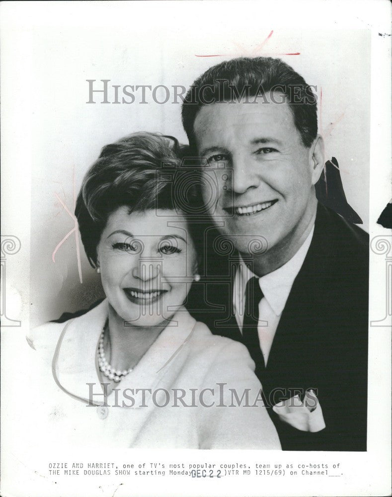 1969 Press Photo Harriet Nelson American singer actress - Historic Images