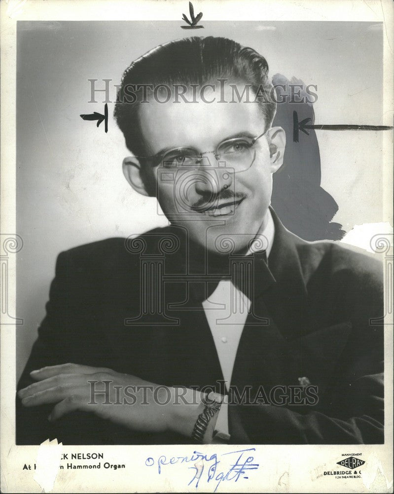 1949 Press Photo Jack Nelson Opening Night Hammond - Historic Images