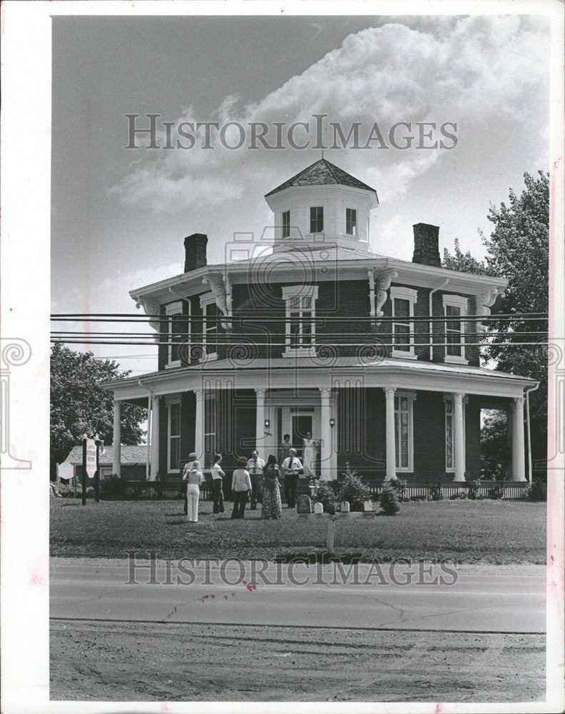 Press Photo Octagon House Orson Squire Fowler - Historic Images