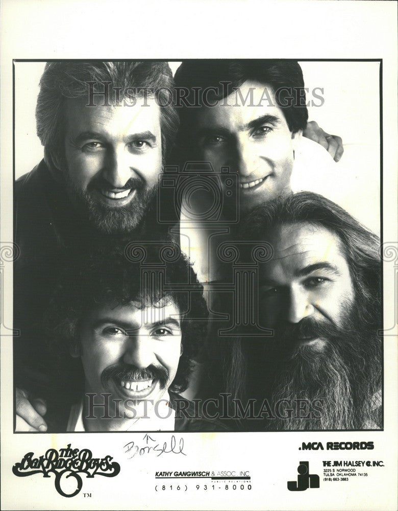 1985 Press Photo The Oak Ridge Boys gospel music Joe - Historic Images