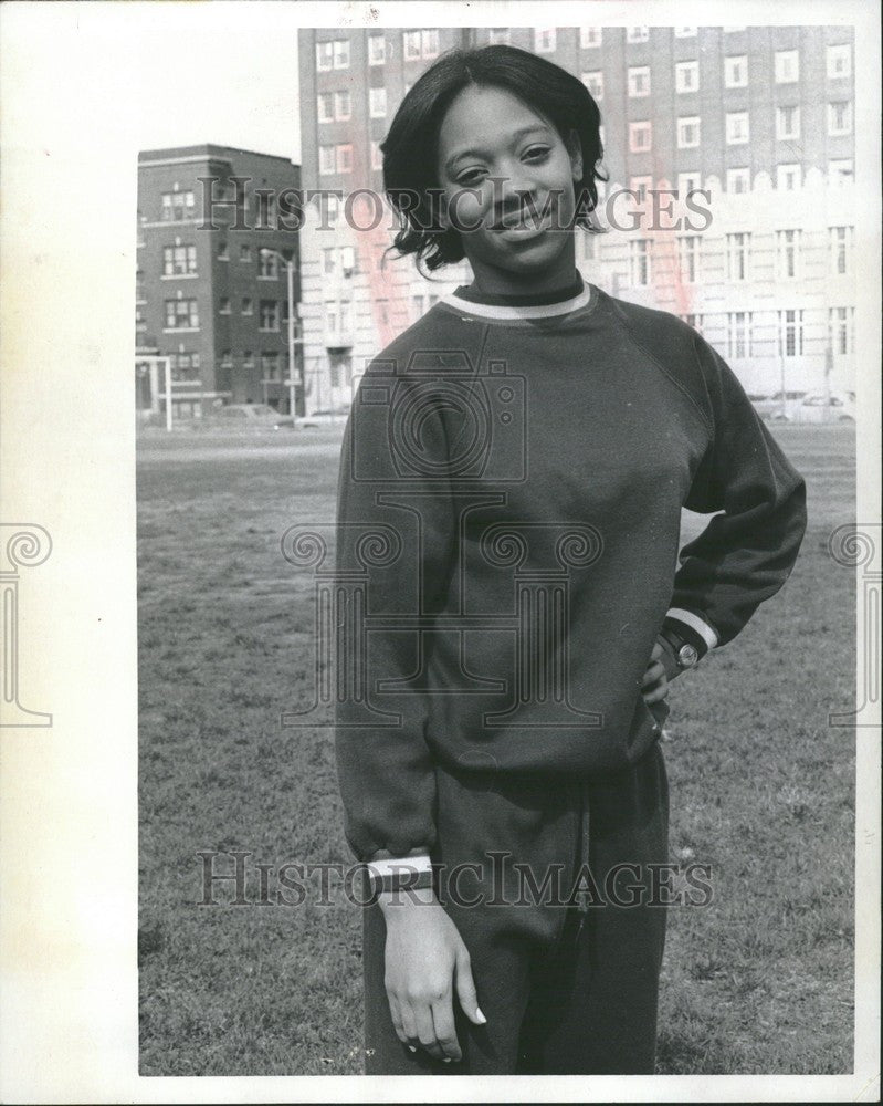 1974 Press Photo Dick Cole Anita Lee Cass Tech High - Historic Images