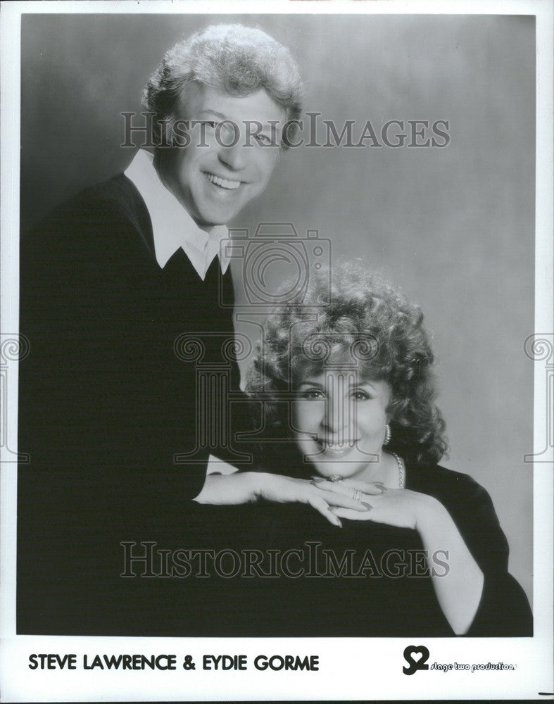 Press Photo Steve Lawrence Singer - Historic Images