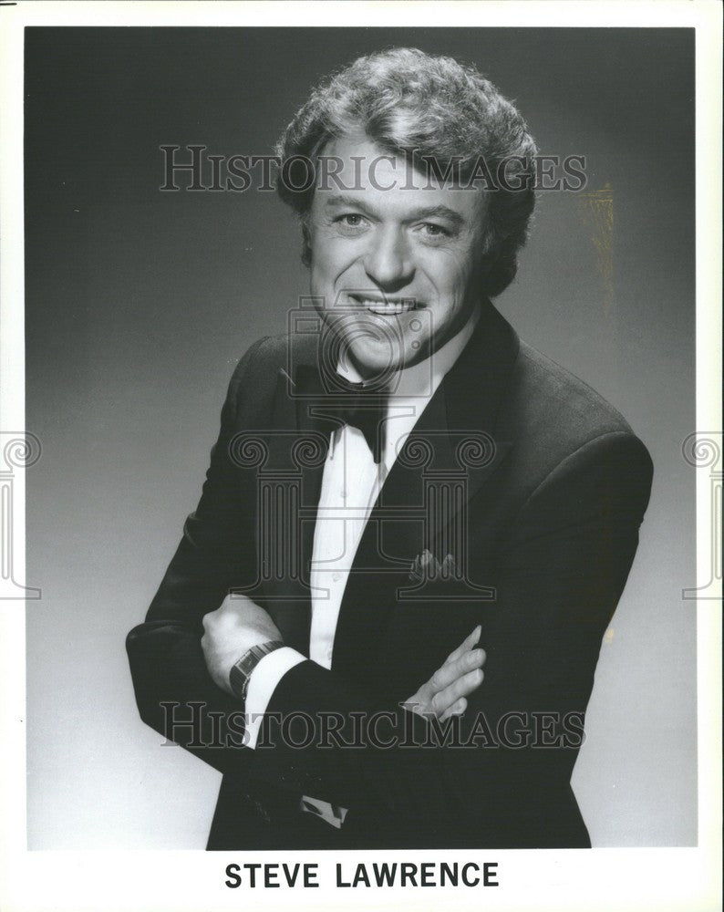 1989 Press Photo Steve Lawrence is an American  comedia - Historic Images