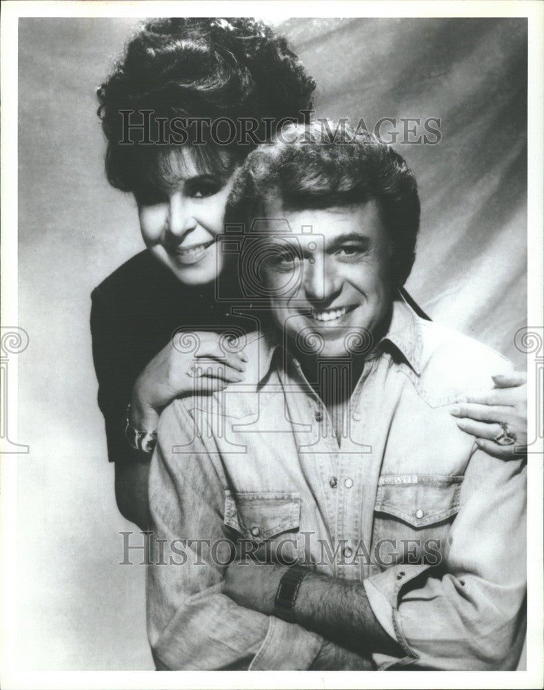 1991 Press Photo Steve Lawrence American singer actor - Historic Images