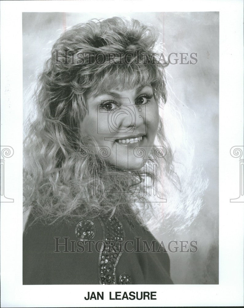 1989 Press Photo Jan Leasure - Historic Images