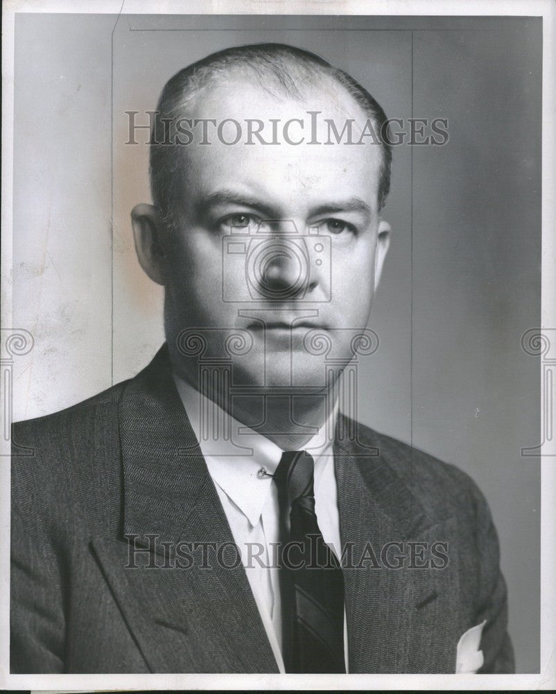 1951 Press Photo John D Leary Labor Relations Chrysler - Historic Images