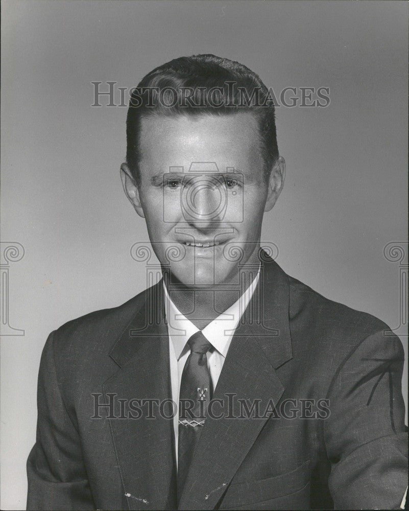 1960 Press Photo Jim Leary Coach University Detroit - Historic Images