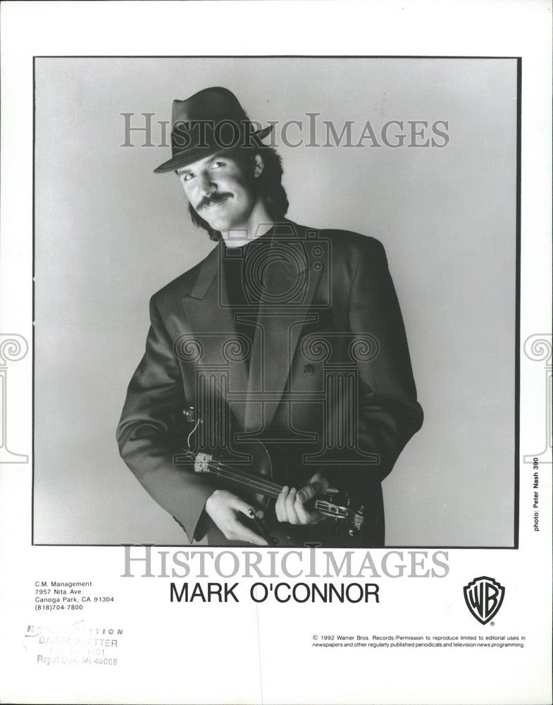 1933 Press Photo Mark O'Connor Violinist Composer - Historic Images