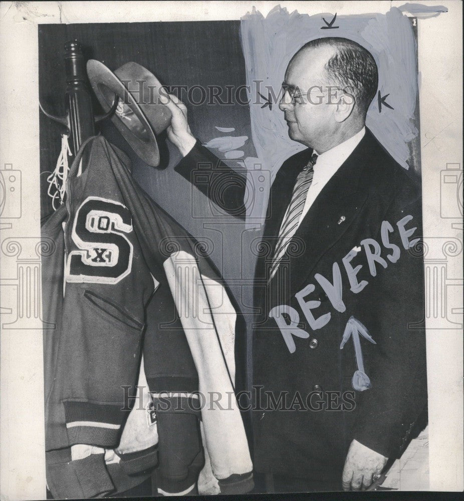 1941 Press Photo Leslie O&#39;Connor Baseball Executive - Historic Images