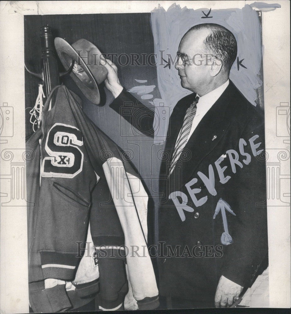 1941 Press Photo Leslie O'Connor Baseball Executive - Historic Images
