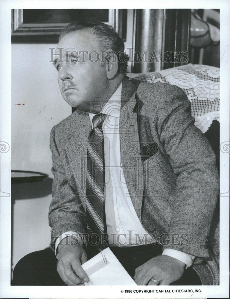 Press Photo Carroll O'Connor Actor - Historic Images