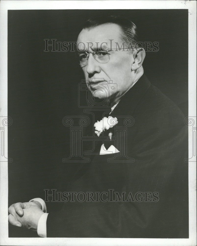 1955 Press Photo Basil O&#39;Connor March of Dimes - Historic Images